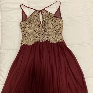 My Michelle Plum Dress